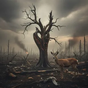 زخم‌های بدون مرز جنگ بر پیکر محیط‌زیست؛ تخریب زیستگاه‌ها و مرگ حیوانات