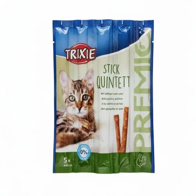 تشویقی مدادی گربه تریکسی مرغ و جگر (۵ عددی)