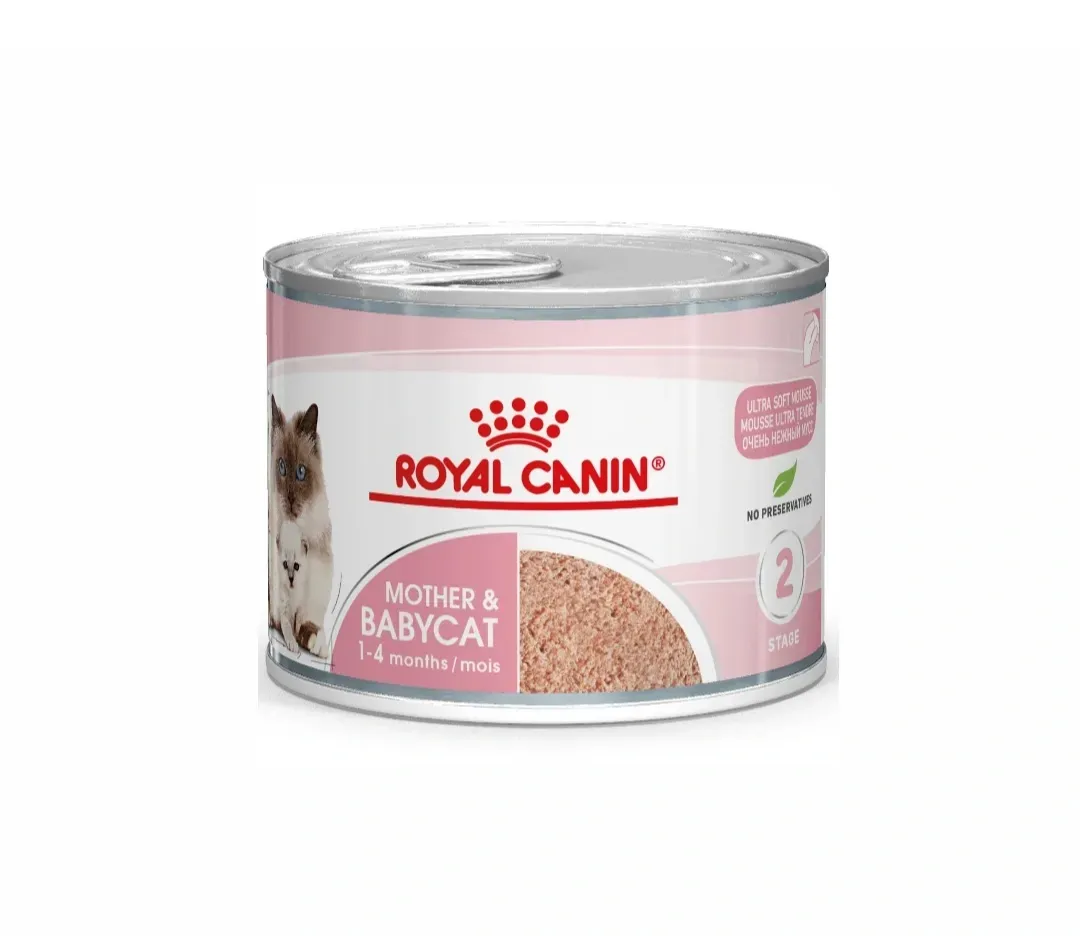 کنسرو مادر اند بیبی گربه رویال کنین ۱۹۵ گرم