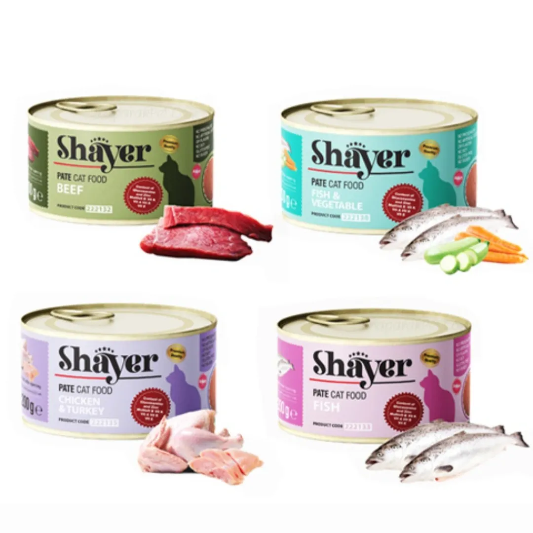 کنسرو پته گربه شایر ۲۰۰ گرم