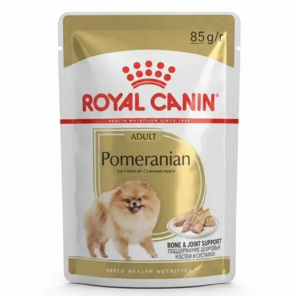 پوچ سگ رویال کنین پامرانین ۸۵ گرم