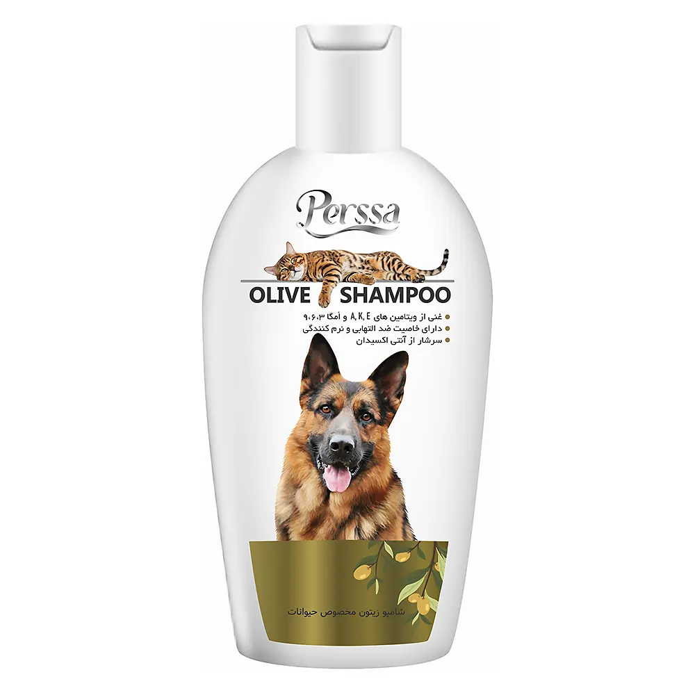 شامپو سگ  پرسا زیتون ۵۰۰ میلی‌لیتر