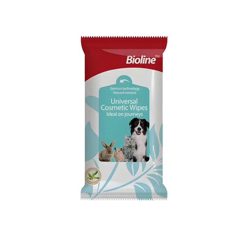 دستمال مرطوب حیوانات خانگی بایولاین