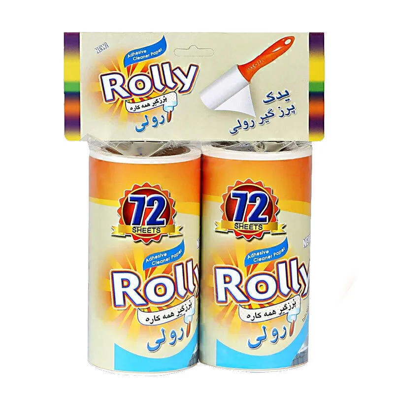 یدک رول پرزگیر چسبی سایز کوچک رولی