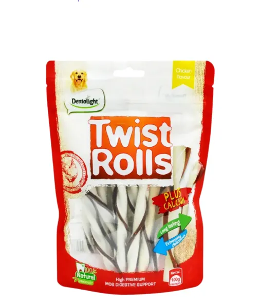 تشویقی سگ دنتالایت دورپیچ رولی مرغ 100 گرم