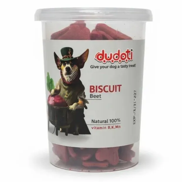 بیسکویت سگ دودوتی با طعم چغندر (Beet) - تشویقی طبیعی و ویتامینه