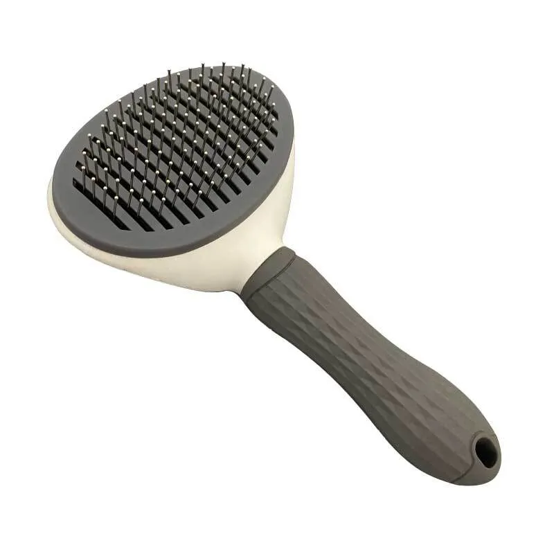 برس مو گربه با دکمه تخلیه مو