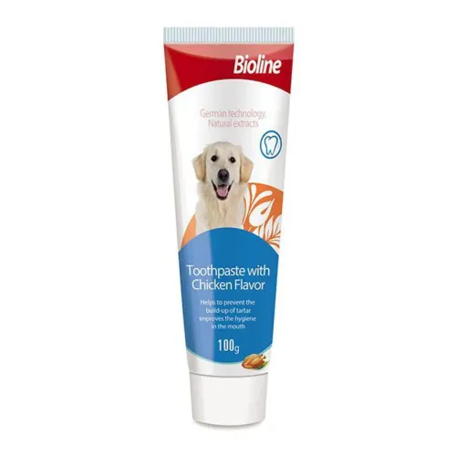 خمیر دندان سگ بایولاین با طعم مرغ