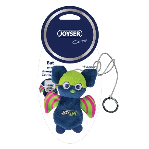 عروسک آویز گربه طرح خفاش کت‌نیپ‌دار