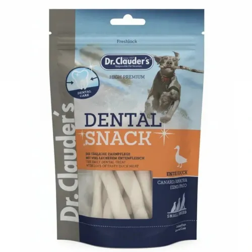 اسنک دنتال سگ دکتر کلادرز مدل Small Breed با طعم اردک