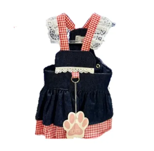 لباس بهار چهارخانه دو بنده قرمز