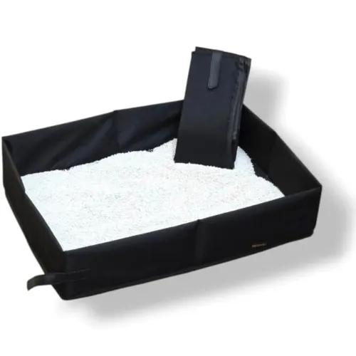 ظرف خاک مسافرتی گربه برند پتوپولی