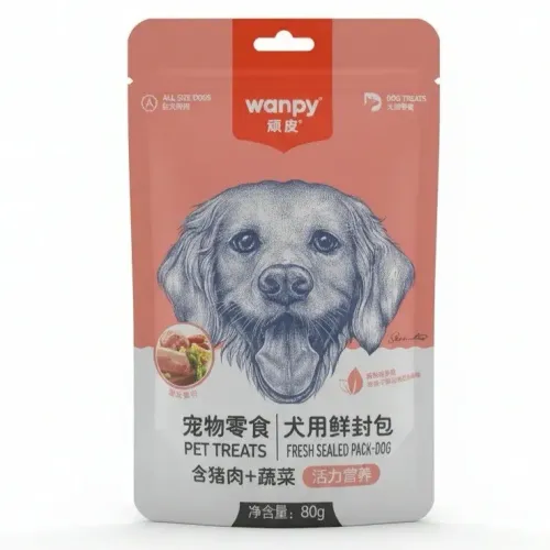 پوچ سگ ونپی خوک و سبزیجات ۸۰ گرم