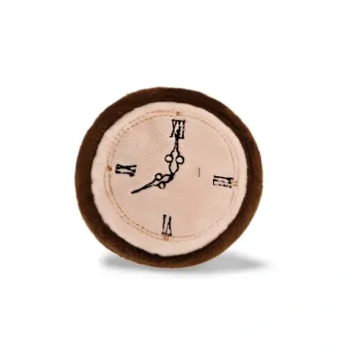 اسباب بازی پولیشی مدل ساعت با جنس مخمل برند مووا MUWA