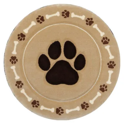 فرش زیرانداز سگ برند زرباف طرح اسکار